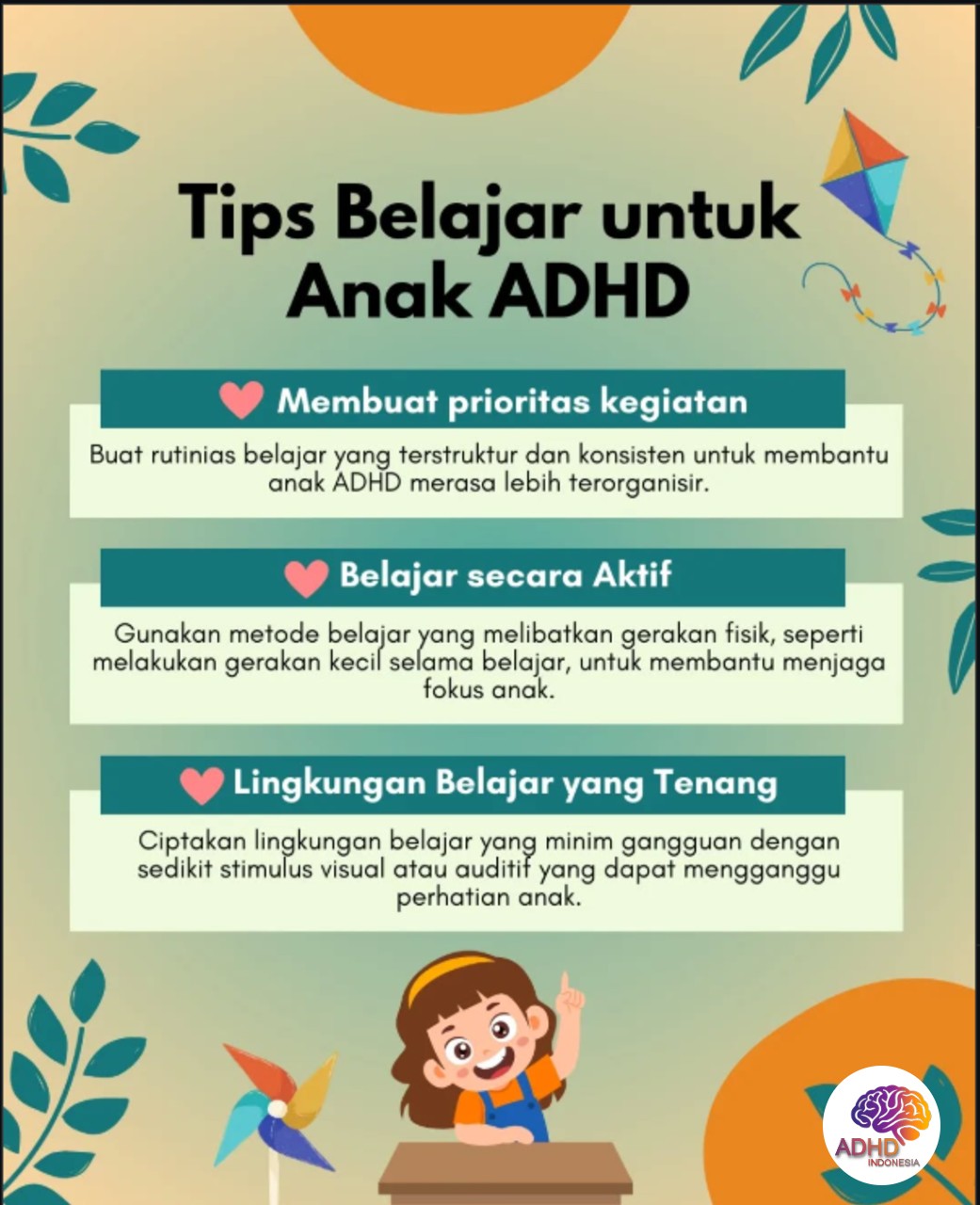 Strategi Belajar yang Cocok untuk Anak ADHD di Kabupaten Konawe Kepulauan